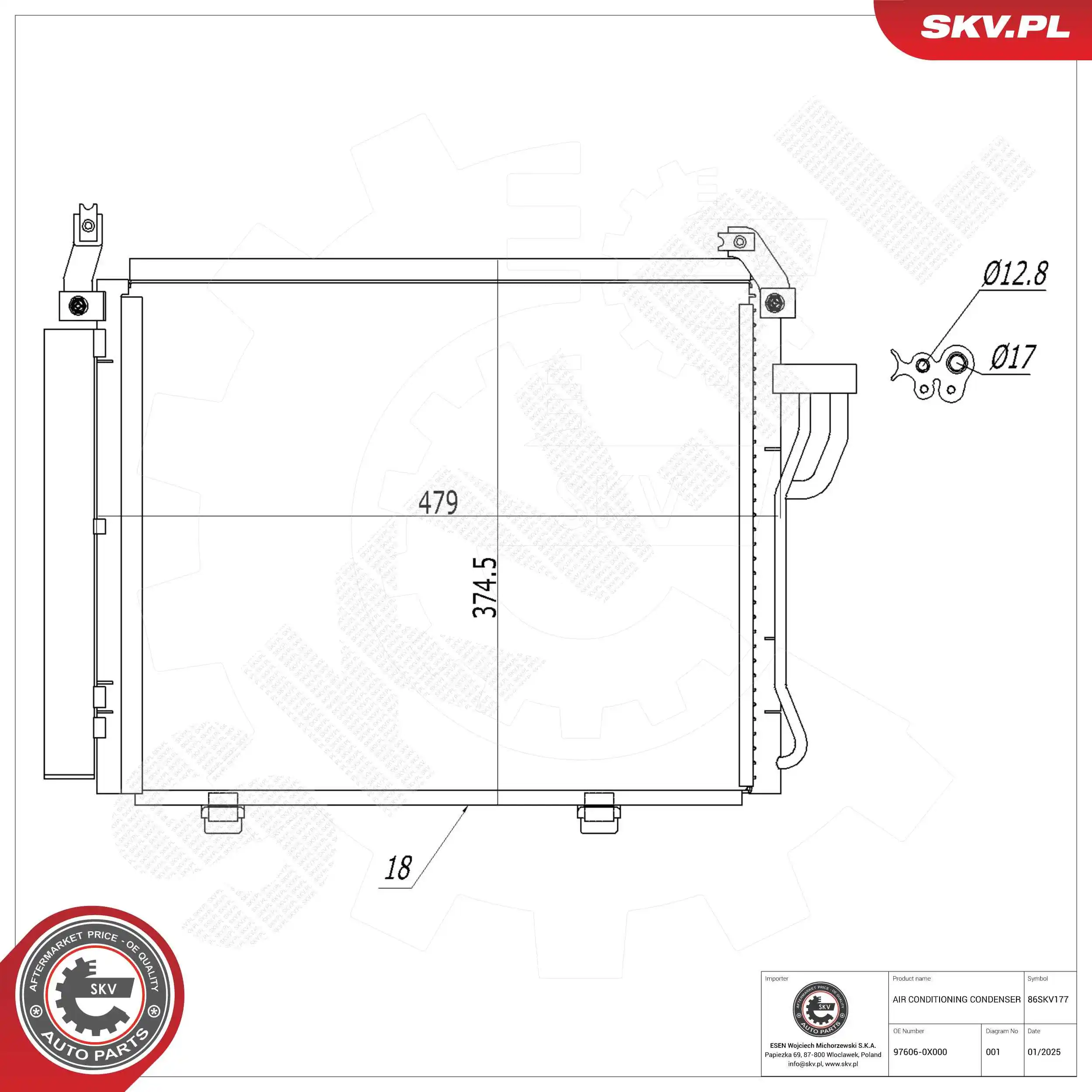 Condenser, air conditioning